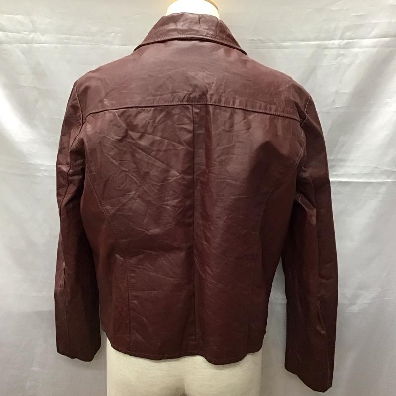 古着 USED ジャケット、上着 ジャケット、ブレザー レザージャケット 70s jeanpierre 古着 ヴィンテージ 40 無地 えんじ / ワインレッド /  メンズ USED 古着 中古 10118418