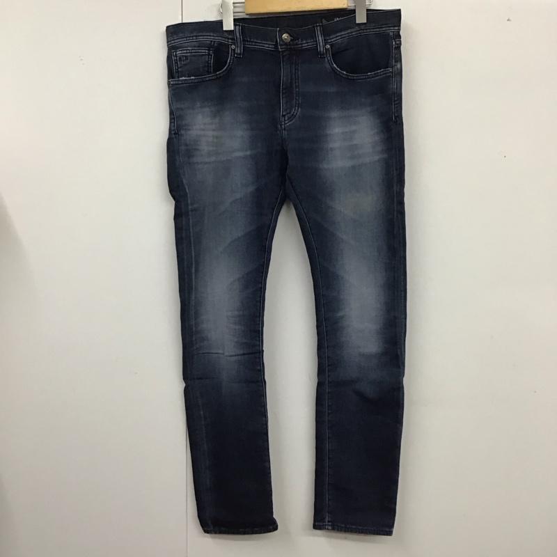 アルマーニエクスチェンジ ARMANI EXCHANGE パンツ デニム、ジーンズ 3LZJ13 Z7P6Z SLIM ストレッチ 34 ロゴ、文字 インディゴ / インディゴ /  メンズ USED 古着 中古 10120207