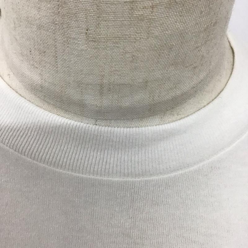 ベイプ BAPE Tシャツ 半袖 半袖カットソー プリントTシャツ クルーネックカットソー L プリント 白 / ホワイト /  メンズ USED 古着 中古 10127805