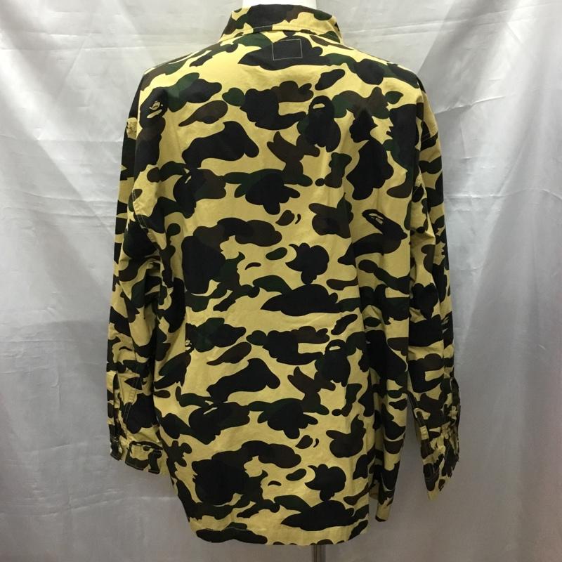 アベイシングエイプ A BATHING APE ジャケット、上着 ジャケット、ブレザー 001SHK301012M 1ST CAMO MILITARY SHIRT シャツジャケット L 総柄 マルチカラー / マルチカラー /  メンズ USED 古着 中古 10117077