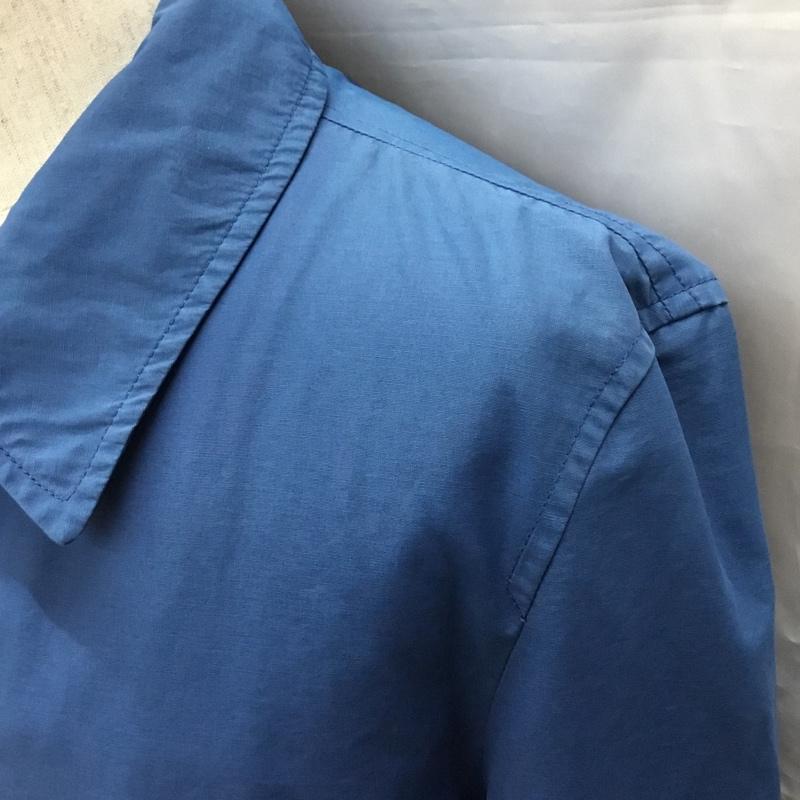 エディーバウアー Eddie Bauer ジャケット、上着 ジャケット、ブレザー ロングジャケット カラージャケット アウター S 無地 青 / ブルー /  メンズ USED 古着 中古 10118633