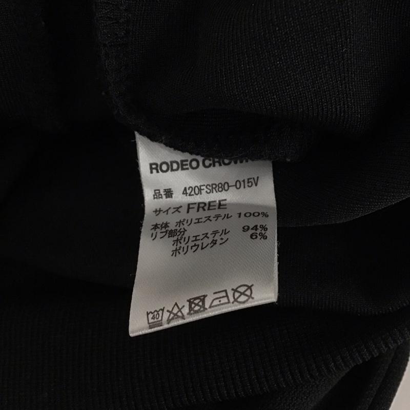 ロデオクラウンズ Rodeo Crowns ジャケット、上着 ジャケット、ブレザー 420FSR80-015V トラックジャッケット FREE ロゴ、文字 X 刺繍 黒 / ブラック /  レディース USED 古着 中古 10125037