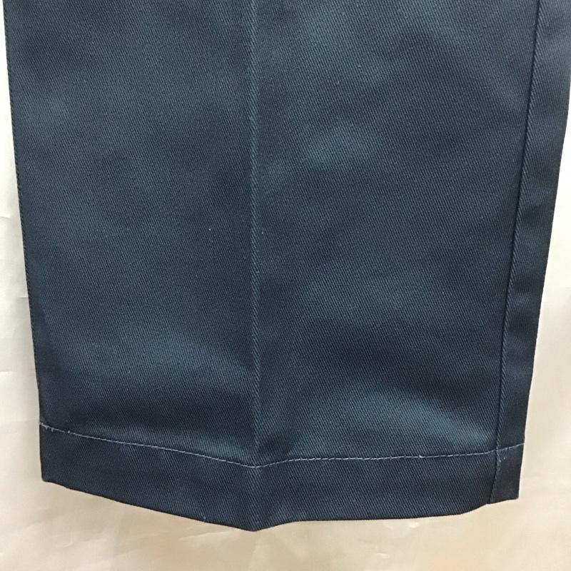 ディッキーズ Dickies パンツ ワークパンツ、ペインターパンツ ワークパンツ カジュアルパンツ ワイドパンツ センタータックパンツ 32インチ 無地 紺 / ネイビー /  メンズ USED 古着 中古 10110987