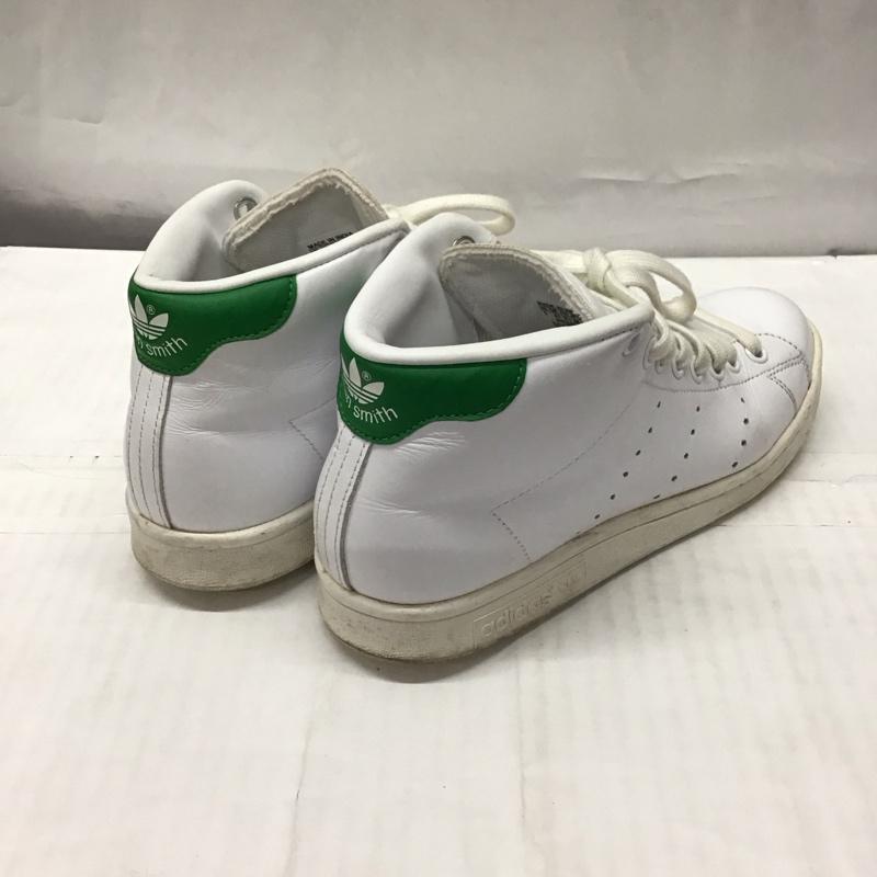 アディダス adidas スニーカー スニーカー S75028 STAN SMITH MID 23cm 23.0cm ロゴ、文字 白 / ホワイト / X 緑 / グリーン /  レディース USED 古着 中古 10118135