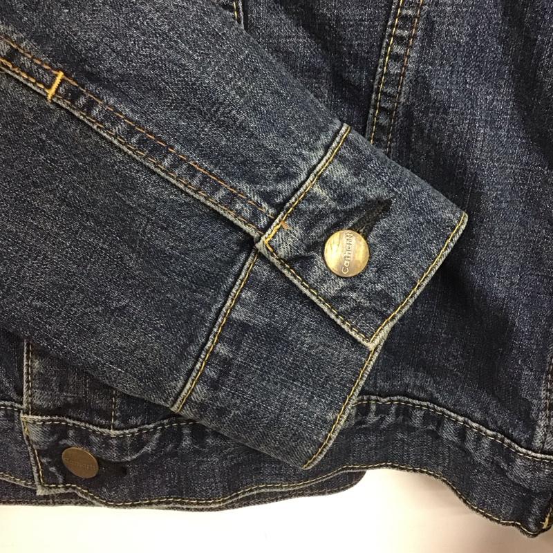 カーハート Carhartt ジャケット、上着 ジャケット、ブレザー デニムジャケット Gジャン アウター カジュアルジャケット L ロゴ、文字 インディゴ / インディゴ /  メンズ USED 古着 中古 10145242