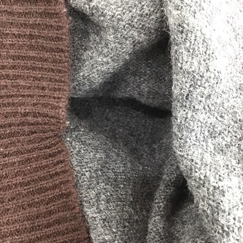 タケオキクチ TAKEO KIKUCHI ニット、セーター 長袖 長袖ニットカットソー タートルネック セーター 3 無地 灰 / グレー /  メンズ USED 古着 中古 10145107