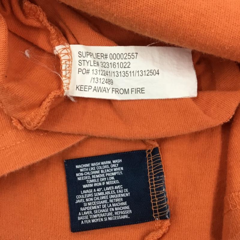 ポロバイラルフローレン Polo by RALPH LAUREN Tシャツ 半袖 クルーネック XL ワンポイント 橙 / オレンジ /  メンズ USED 古着 中古 10115538