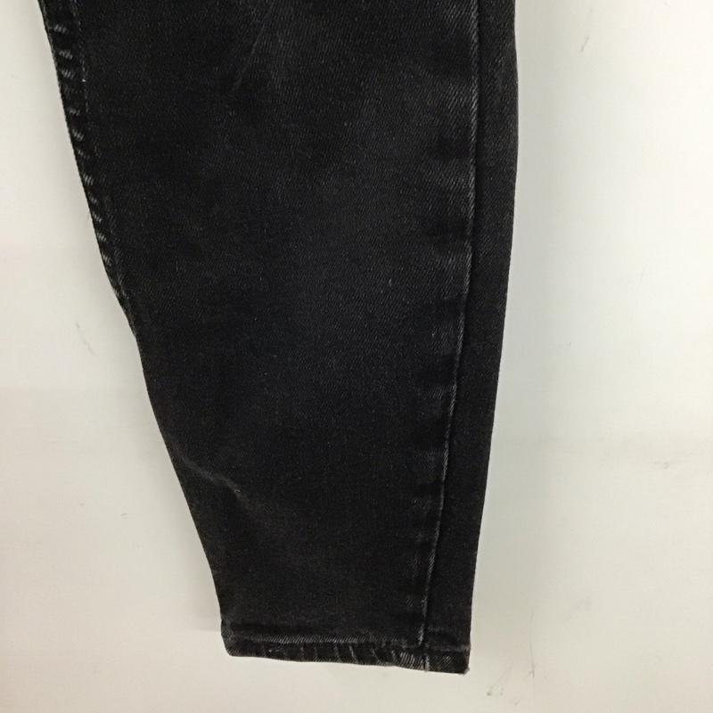 ザラ ZARA パンツ デニム、ジーンズ デニムパンツ スリムパンツ カジュアルパンツ 34 無地 黒 / ブラック /  レディース USED 古着 中古 10129310