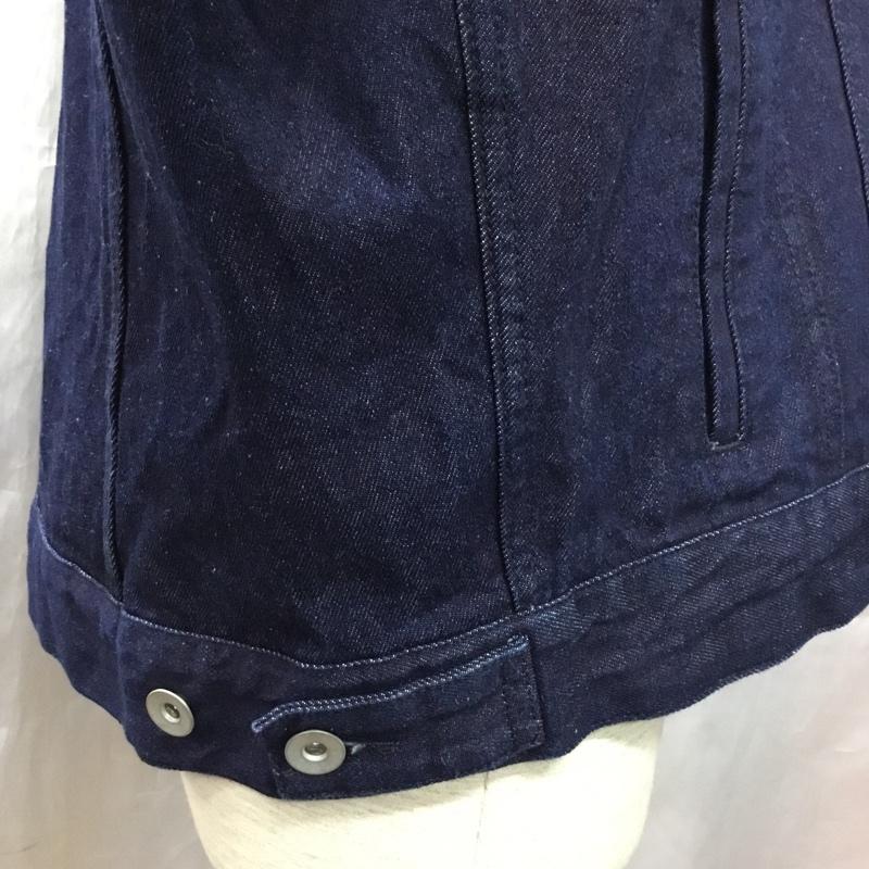 ジョイントワークス JOINT WORKS ジャケット、上着 ジャケット、ブレザー デニムジャケット カラージャケット 長袖ジャケット ブルゾン S 無地 インディゴ / インディゴ /  メンズ USED 古着 中古 10121693
