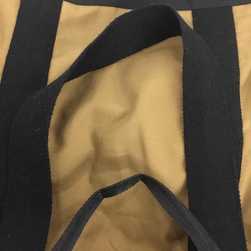 キャプテンスタッグ CAPTAIN STAG トートバッグ トートバッグ 大容量 2WAY FREAKS STORE ファイヤープルーフ キャンプトートバッグ アウトドア ロゴ、文字 黒 / ブラック / X ベージュ / ベージュ /  メンズ USED 古着 中古 10142202