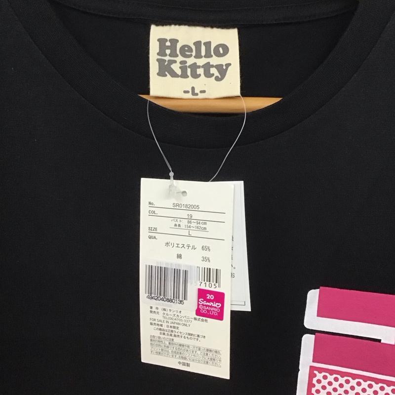 古着 USED Tシャツ 半袖 ハローキティ L プリント X キャラクター 黒 / ブラック /  レディース USED 古着 中古 10147684