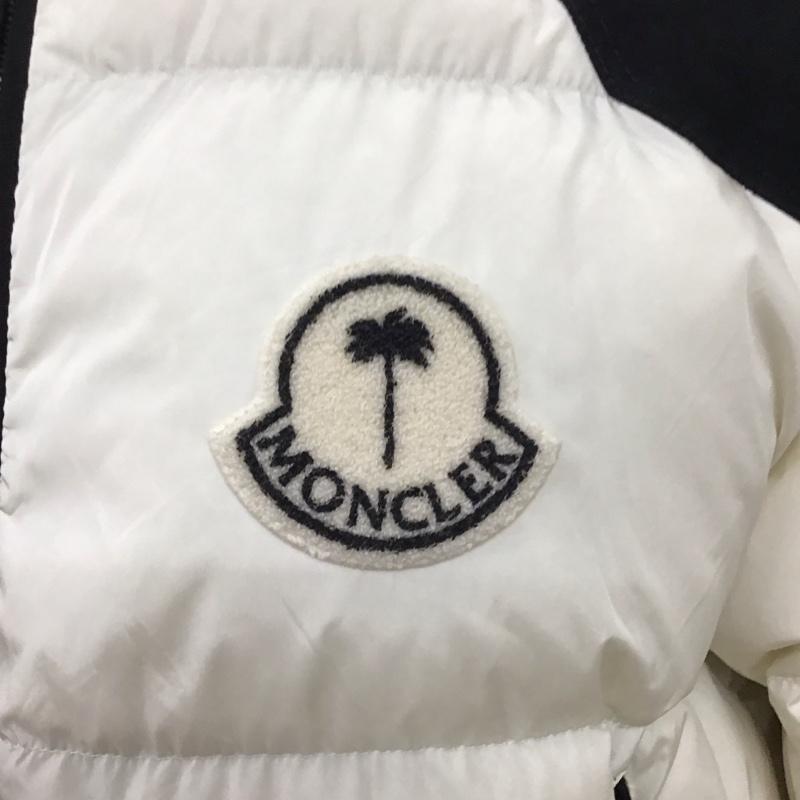 モンクレール MONCLER ジャケット、上着 ダウンジャケット H209L1A00002 M2341 Palm Angels 1 ロゴ、文字 白 / ホワイト / X 黒 / ブラック /  メンズ USED 古着 中古 10114746
