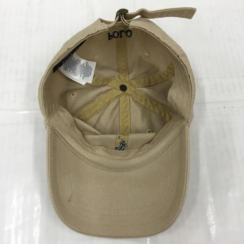 ポロラルフローレン POLO RALPH LAUREN 帽子 キャップ コットン ワンポイント ベージュ / ベージュ /  メンズ USED 古着 中古 10105736