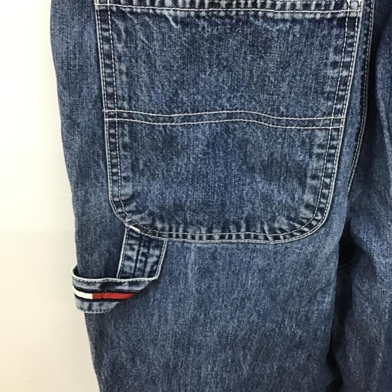 トミーヒルフィガー TOMMY HILFIGER サロペット・オーバーオール サロペット、オーバーオール L 無地 インディゴ / インディゴ /  メンズ USED 古着 中古 10106218