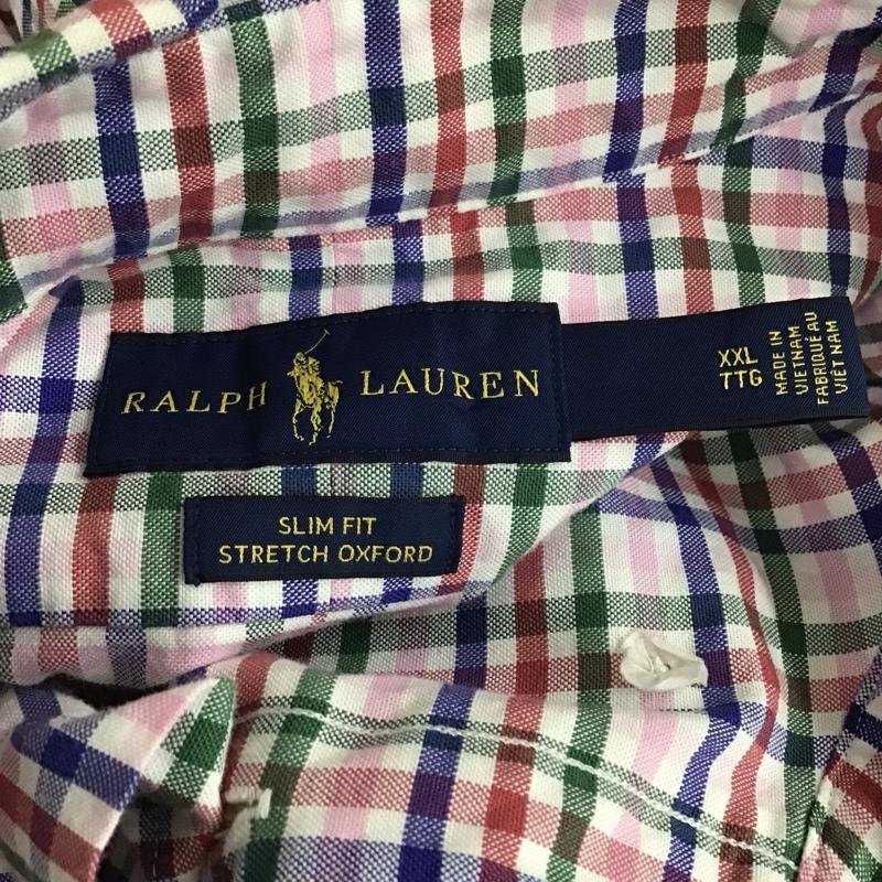 ラルフローレン RALPHLAUREN シャツ、ブラウス 長袖 長袖シャツ カラーシャツ ポケットシャツ 長袖カットソー チェックシャツ XXL チェック マルチカラー / マルチカラー /  メンズ USED 古着 中古 10114642