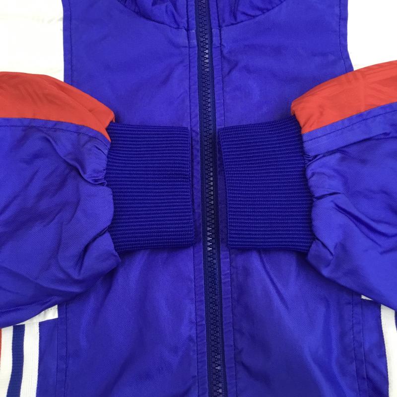 アディダス adidas ジャケット、上着 ジャケット、ブレザー AS-4760 XL ロゴ、文字 青 / ブルー / X 白 / ホワイト /  メンズ USED 古着 中古 10137330
