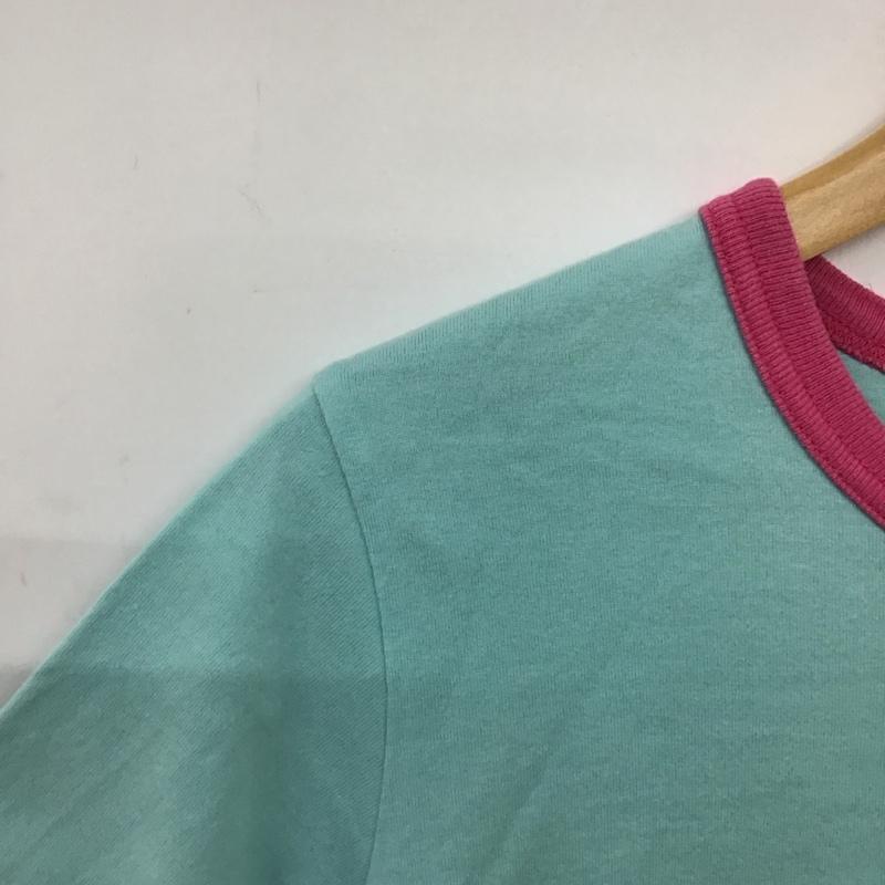 エックスガール X-girl Tシャツ 半袖 2 プリント 水色 / ライトブルー /  レディース USED 古着 中古 10146757