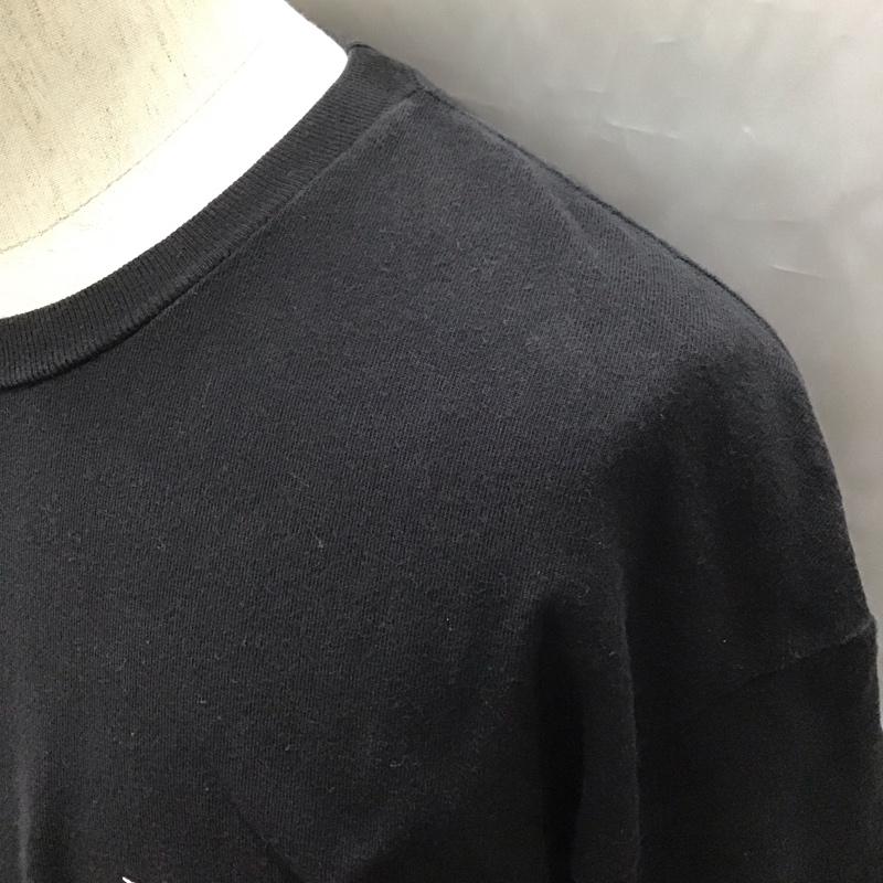 ステューシー STUSSY Tシャツ 半袖 L ロゴ、文字 X プリント 黒 / ブラック /  メンズ USED 古着 中古 10111833