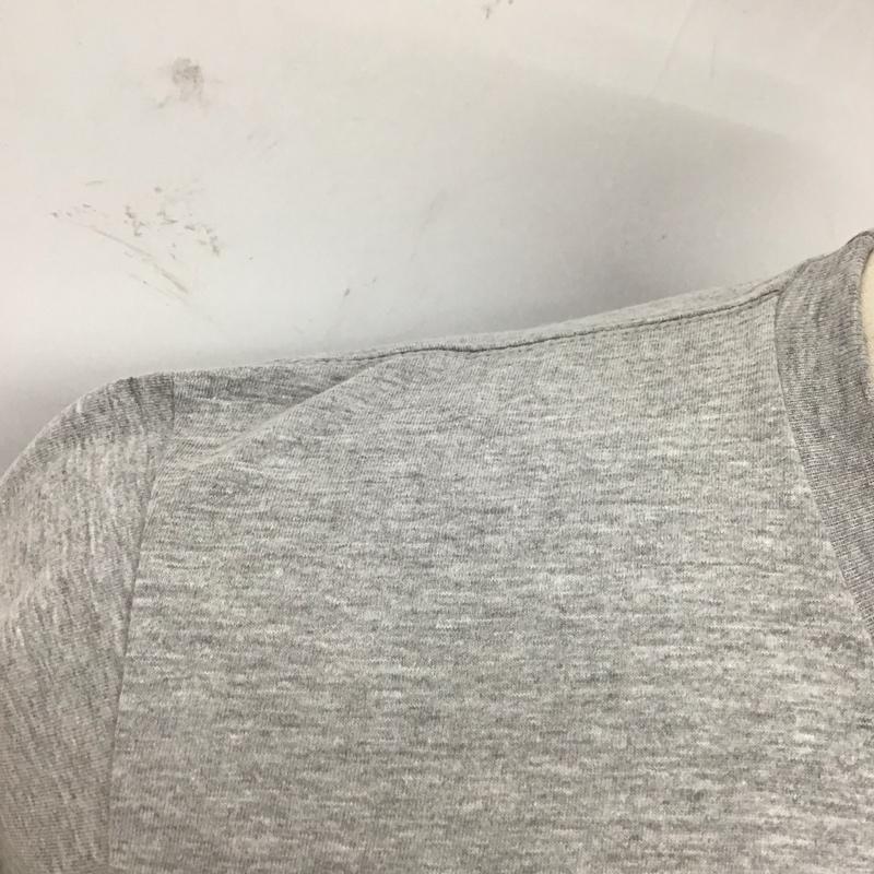 タカヒロ ミヤシタ ザ ソロイスト TAKAHIRO MIYASHITA The SoloIst. Tシャツ 半袖 横浜DNAベイスターズ M ロゴ、文字 X プリント 灰 / グレー /  メンズ USED 古着 中古 10111987