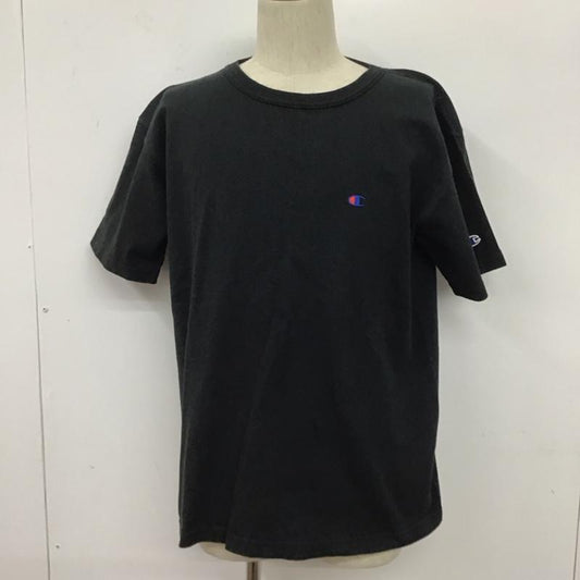 チャンピオン Champion Tシャツ 半袖 L 無地 黒 / ブラック /  メンズ USED 古着 中古 10107997