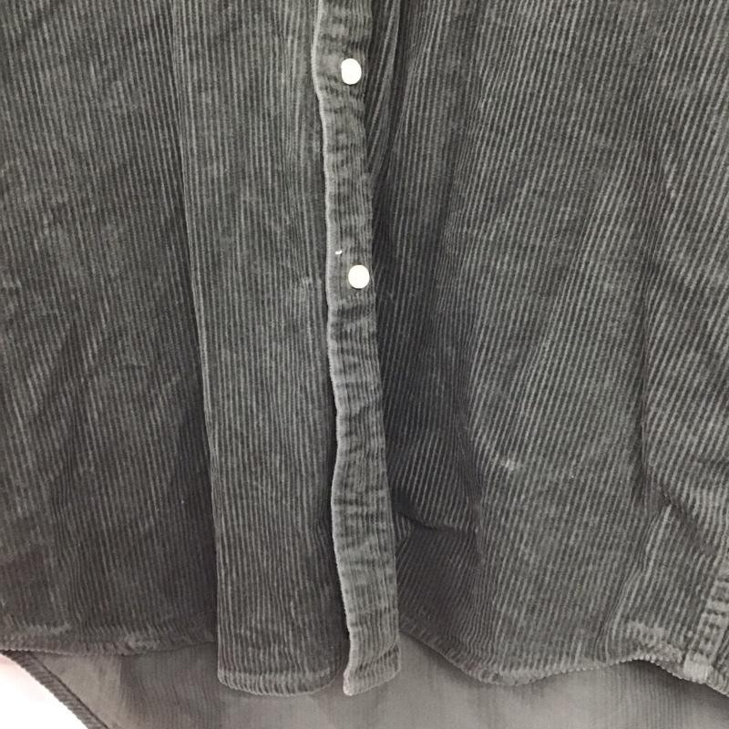 カーハート Carhartt シャツ、ブラウス 長袖 長袖シャツ コーデュロイシャツ カジュアルシャツ L ロゴ、文字 カーキ / カーキ / X 緑 / グリーン /  メンズ USED 古着 中古 10149203