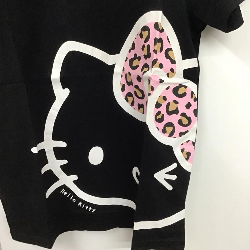 古着 USED Tシャツ 半袖 ハローキティ M プリント X キャラクター 黒 / ブラック /  レディース USED 古着 中古 10147704