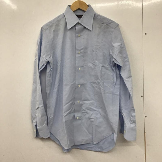 ユナイテッドアローズ UNITED ARROWS シャツ、ブラウス 長袖 長袖シャツ 無地シャツ カラーシャツ 38 無地 水色 / ライトブルー /  メンズ USED 古着 中古 10134948