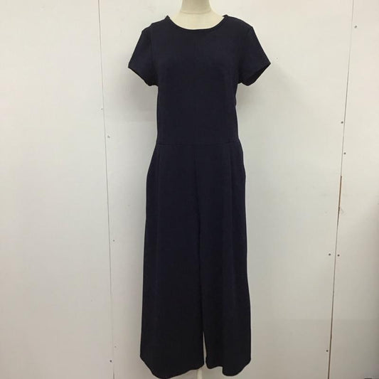 ザラコレクション ZARA COLLECTION ワンピース ロングスカート 半袖ロングワンピース フレアスカート 切り替えワンピース M 無地 紺 / ネイビー /  レディース USED 古着 中古 10122714