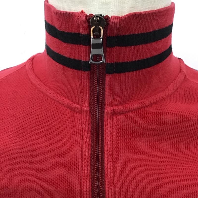 ポロバイラルフローレン Polo by RALPH LAUREN ジャケット、上着 ジャケット、ブレザー ジップアップジャケット ジャンパー ジャケット スタンドカラー アウター L ロゴ、文字 赤 / レッド /  メンズ USED 古着 中古 10123544