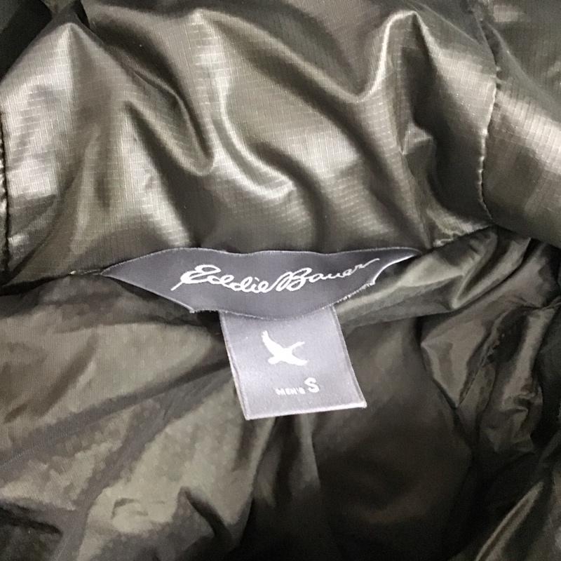 エディーバウアー Eddie Bauer ジャケット、上着 ジャンパー、ブルゾン ジップアップジャケット ジャンパー アウター ダウンジャケット アウター S ロゴ、文字 カーキ / カーキ /  メンズ USED 古着 中古 10111097