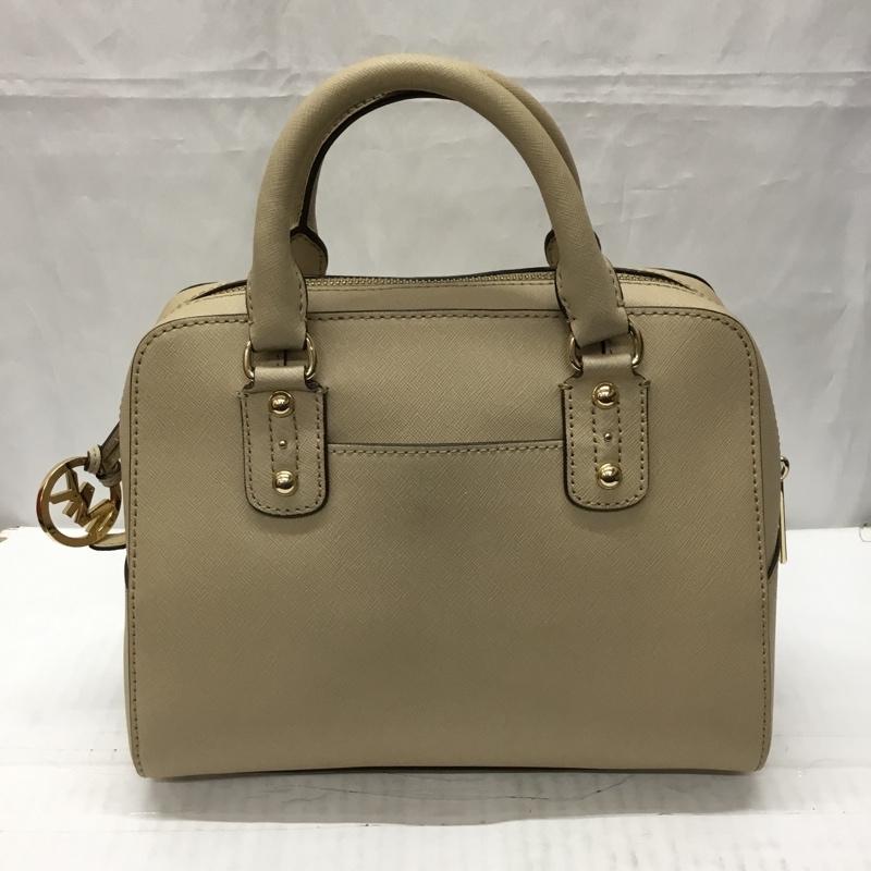 マイケルコース MICHAEL KORS ハンドバッグ ハンドバッグ 35S7GD251L 2WAY ショルダー ロゴ、文字 ベージュ / ベージュ / X 金 / ゴールド /  レディース USED 古着 中古 10106300
