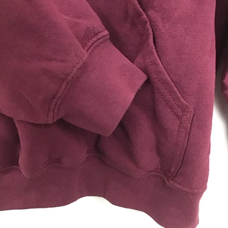 古着 USED パーカー 長袖 長袖パーカー プルオーバーパーカー スウェット M プリント えんじ / ワインレッド /  メンズ USED 古着 中古 10148759