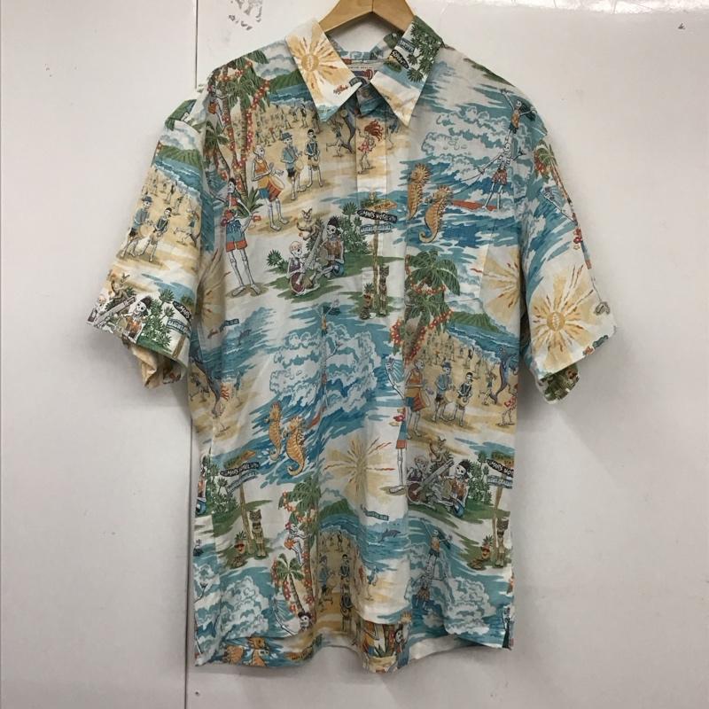 レインスプーナー reyn spooner シャツ、ブラウス 半袖 半袖シャツ プリントシャツ ポケットシャツ グレイトフルデッド XL プリント マルチカラー / マルチカラー /  メンズ USED 古着 中古 10130098