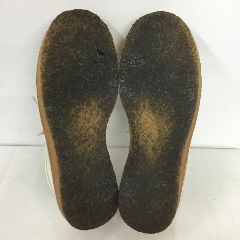 クラークス Clarks カジュアルシューズ カジュアルシューズ 61455919 ローカットスニーカー UK9.5 US：10.5 ロゴ、文字 グレージュ / グレージュ /  メンズ USED 古着 中古 10144421