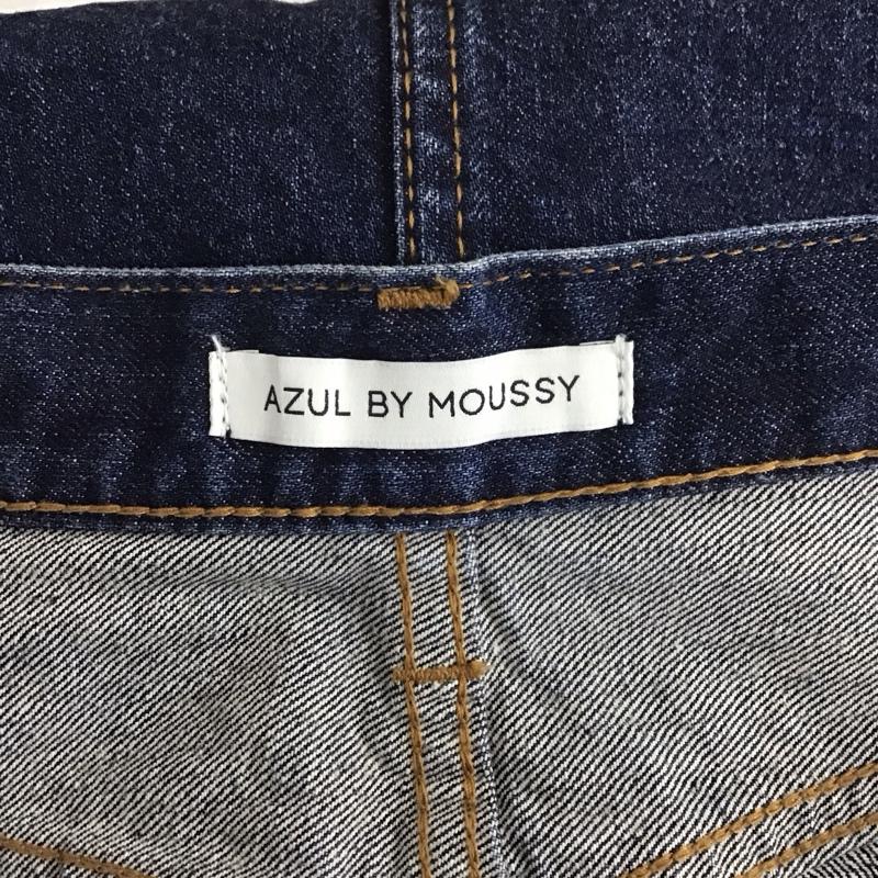 アズールバイマウジー AZUL BY MOUSSY スカート ひざ丈スカート デニムスカート ひざ丈スカート タイトスカート S 無地 インディゴ / インディゴ /  レディース USED 古着 中古 10128974