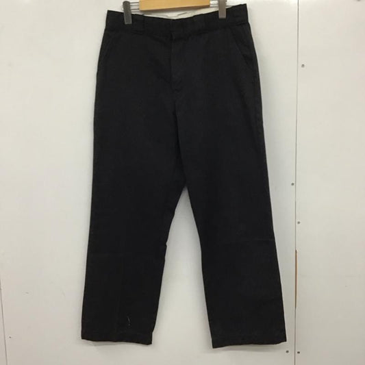 ディッキーズ Dickies パンツ ワークパンツ、ペインターパンツ ワークパンツ ワイドパンツ カジュアルパンツ 34インチ 無地 黒 / ブラック /  メンズ USED 古着 中古 10137652