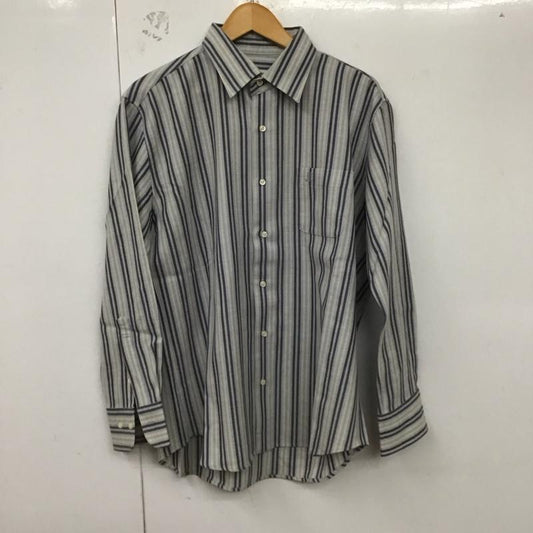 ランバン LANVIN シャツ、ブラウス 長袖 長袖シャツ ストライプシャツ カラーシャツ L ストライプ マルチカラー / マルチカラー /  メンズ USED 古着 中古 10128645