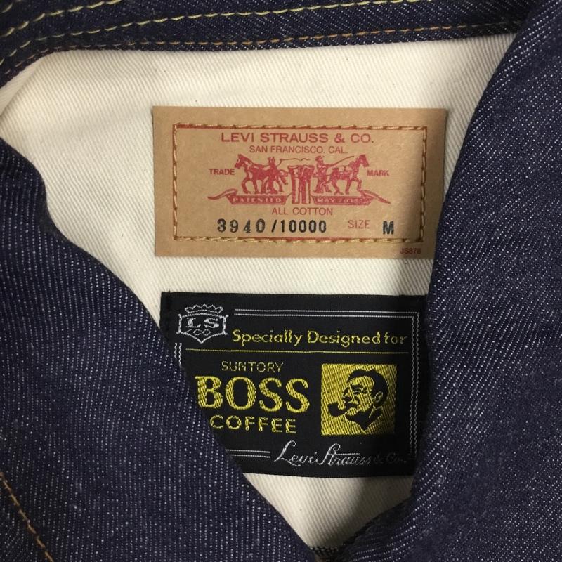 古着 USED ジャケット、上着 ジャンパー、ブルゾン LEVI’S BOSS デニムジャケット Gジャン タグ付き DEADSTOCK デッドストック M 無地 インディゴ / インディゴ /  メンズ USED 古着 中古 10118946