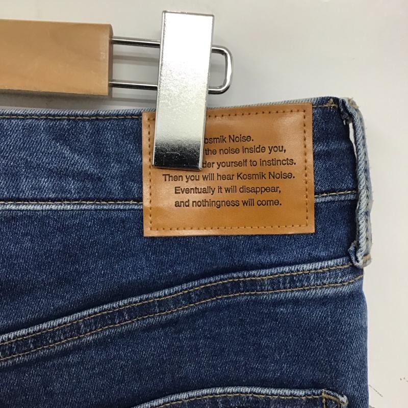 ジーユー GU パンツ デニム、ジーンズ 324h081b UNDERCOVER スリムダメージジーンズ Gパン ストレッチ M ダメージ加工 インディゴ / インディゴ /  メンズ USED 古着 中古 10140281