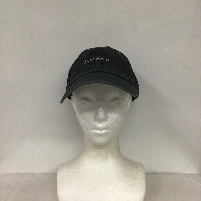 ナイキ NIKE 帽子 キャップ 925415-010 Just do it ロゴ、文字 チャコールグレー / チャコールグレー /  メンズ USED 古着 中古 10132440