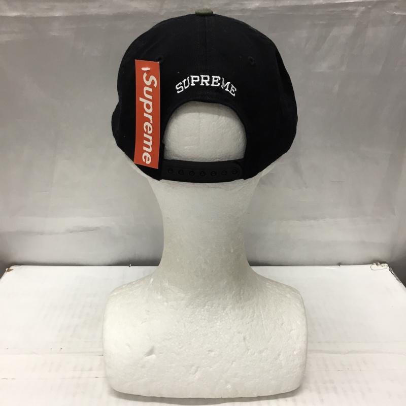 シュプリーム Supreme 帽子 キャップ Shaol in 6Panel 18AW ロゴ、文字 黒 / ブラック / X カーキ / カーキ /  メンズ USED 古着 中古 10114737