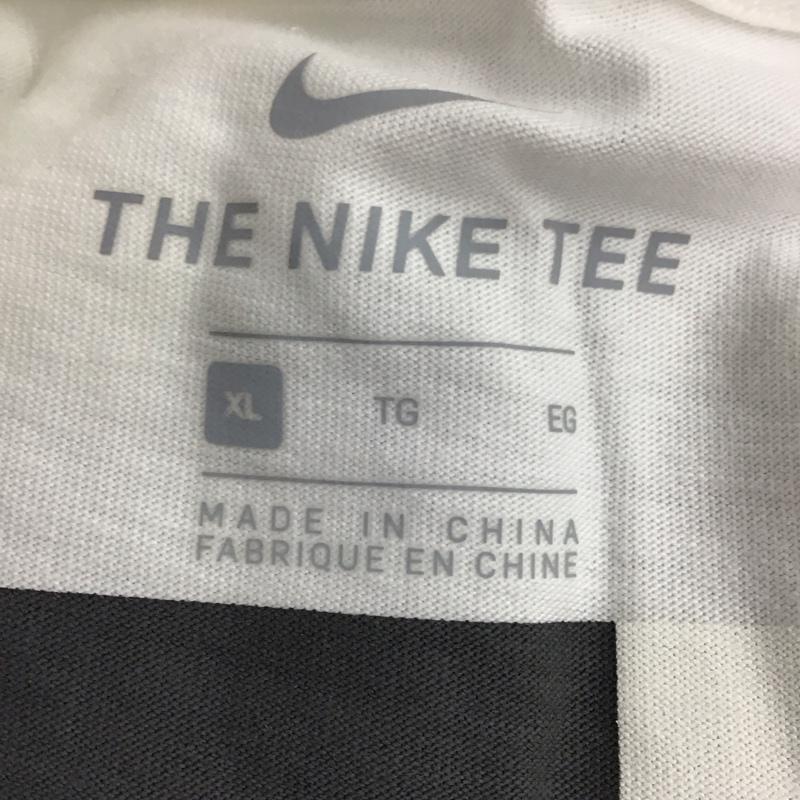 ナイキ NIKE Tシャツ 半袖 cq5347-101 ASMNSWSPORTPACKSSTEE2 半袖カットソー プリントTシャツ XL ロゴ、文字 白 / ホワイト /  メンズ USED 古着 中古 10126526
