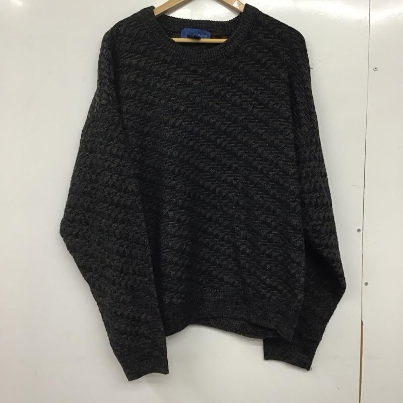 タウンクラフト TOWNCRAFT ニット、セーター 長袖 長袖ニットカットソー クルーネック セーター 90s L 総柄 マルチカラー / マルチカラー /  メンズ USED 古着 中古 10144780