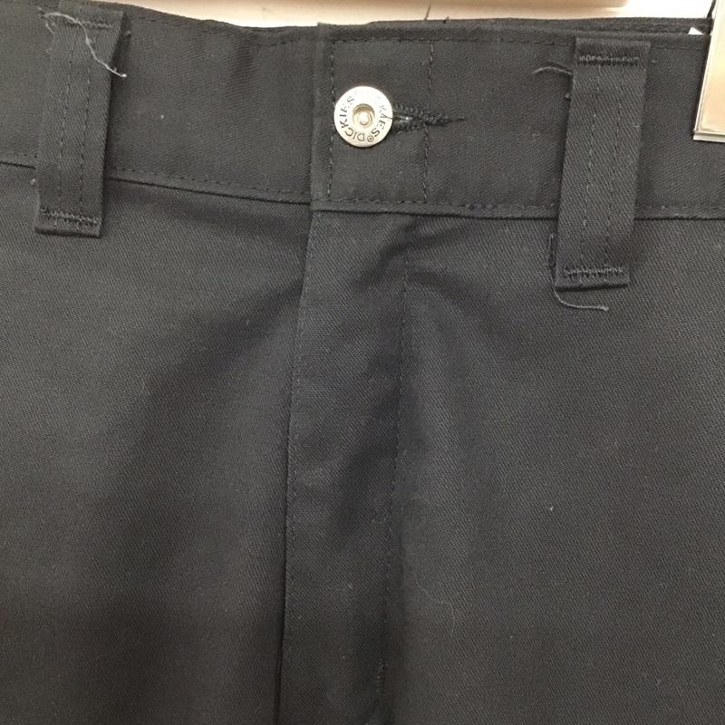 ディッキーズ Dickies パンツ ワークパンツ、ペインターパンツ ワイドパンツ カジュアルパンツ ワークパンツ 30インチ 無地 黒 / ブラック /  メンズ USED 古着 中古 10140951