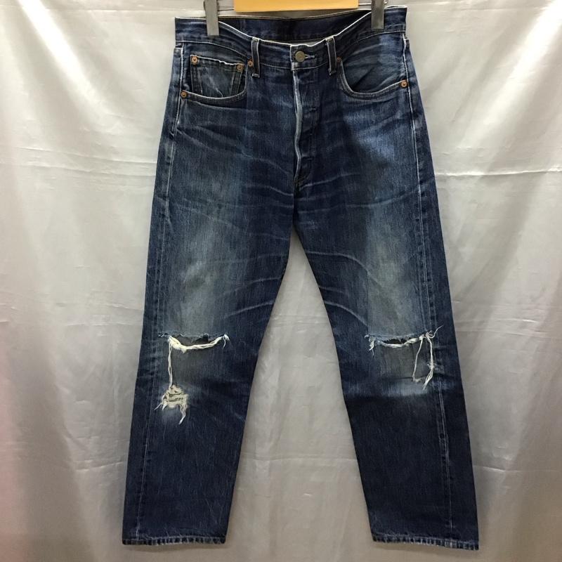 リーバイス Levi s パンツ デニム、ジーンズ デニムパンツ ストレートパンツ ワイドパンツ カジュアルパンツ 90s 501 34 無地 インディゴ / インディゴ /  メンズ USED 古着 中古 10116226