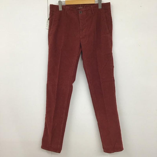 インコテックス INCOTEX パンツ チノパン コーデュロイパンツ センタータックパンツ スリムパンツ 34 無地 えんじ / ワインレッド /  メンズ USED 古着 中古 10111644