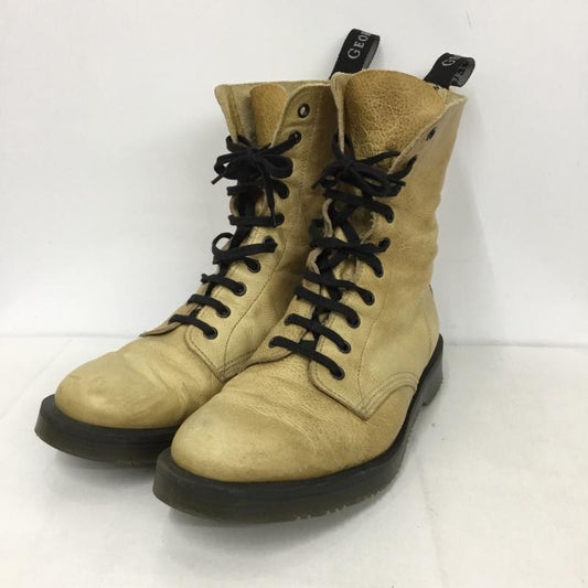 ジョージコックス GEORGE COX ブーツ 一般 レースアップ イングランド製 ロゴ、文字 ベージュ / ベージュ /  メンズ USED 古着 中古 10130198