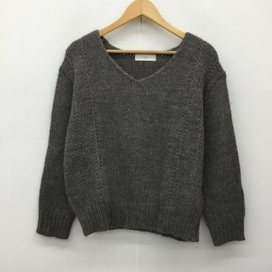 ビーミング バイ ビームス B:MING by BEAMS ニット、セーター 長袖 FREE 無地 グレージュ / グレージュ /  レディース USED 古着 中古 10138998