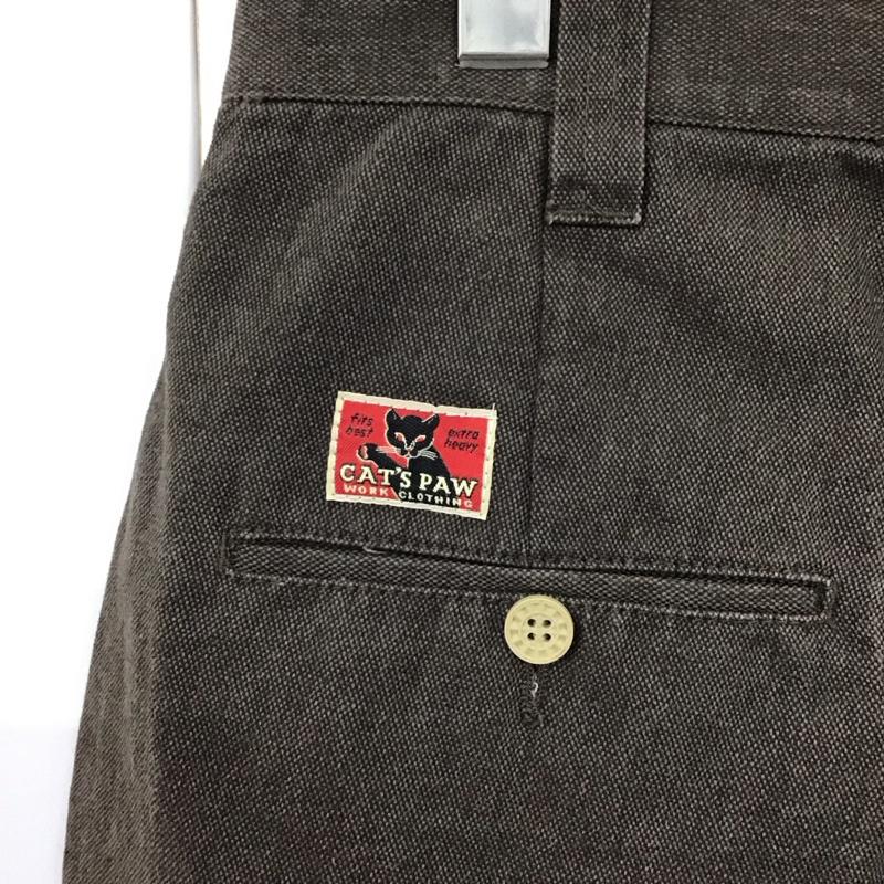 キャッツポウ CAT S PAW パンツ ショートパンツ ショートパンツ ハーフパンツ カジュアルパンツ 七分丈パンツ 32インチ 無地 茶 / ブラウン /  メンズ USED 古着 中古 10114698