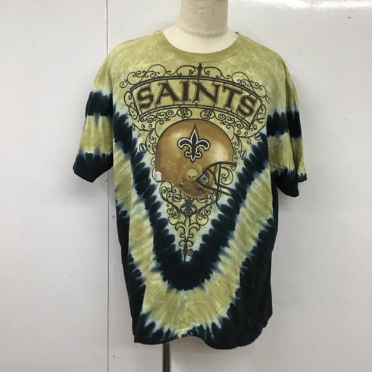 古着 USED Tシャツ 半袖 半袖カットソー プリントTシャツ クルーネックカットソー XL プリント マルチカラー / マルチカラー /  メンズ USED 古着 中古 10114668